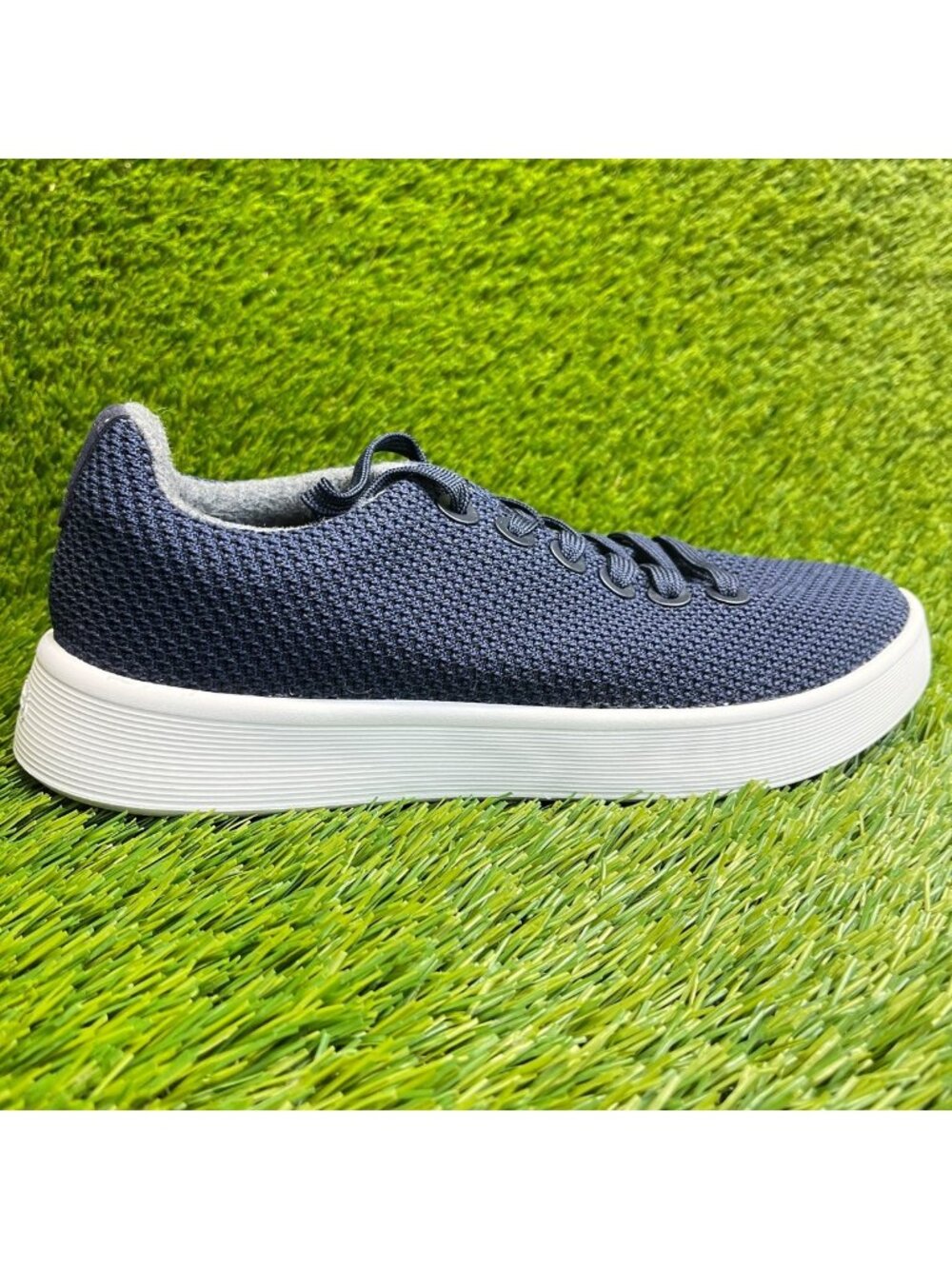 Allbirds Cruiser Womens Size 8 Blue White Athletic Running Knit Shoes Sneakers